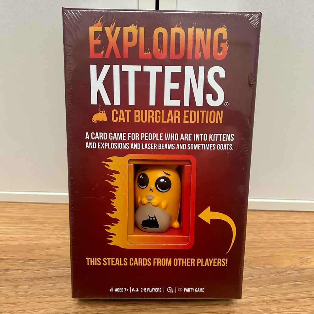 Exploding Kittens Cat Burglar Edition Party Game